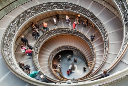 Escalera de caracol en los Museos Vaticanos. © mateoht 1990-2014 - http://lafotodeldia.net